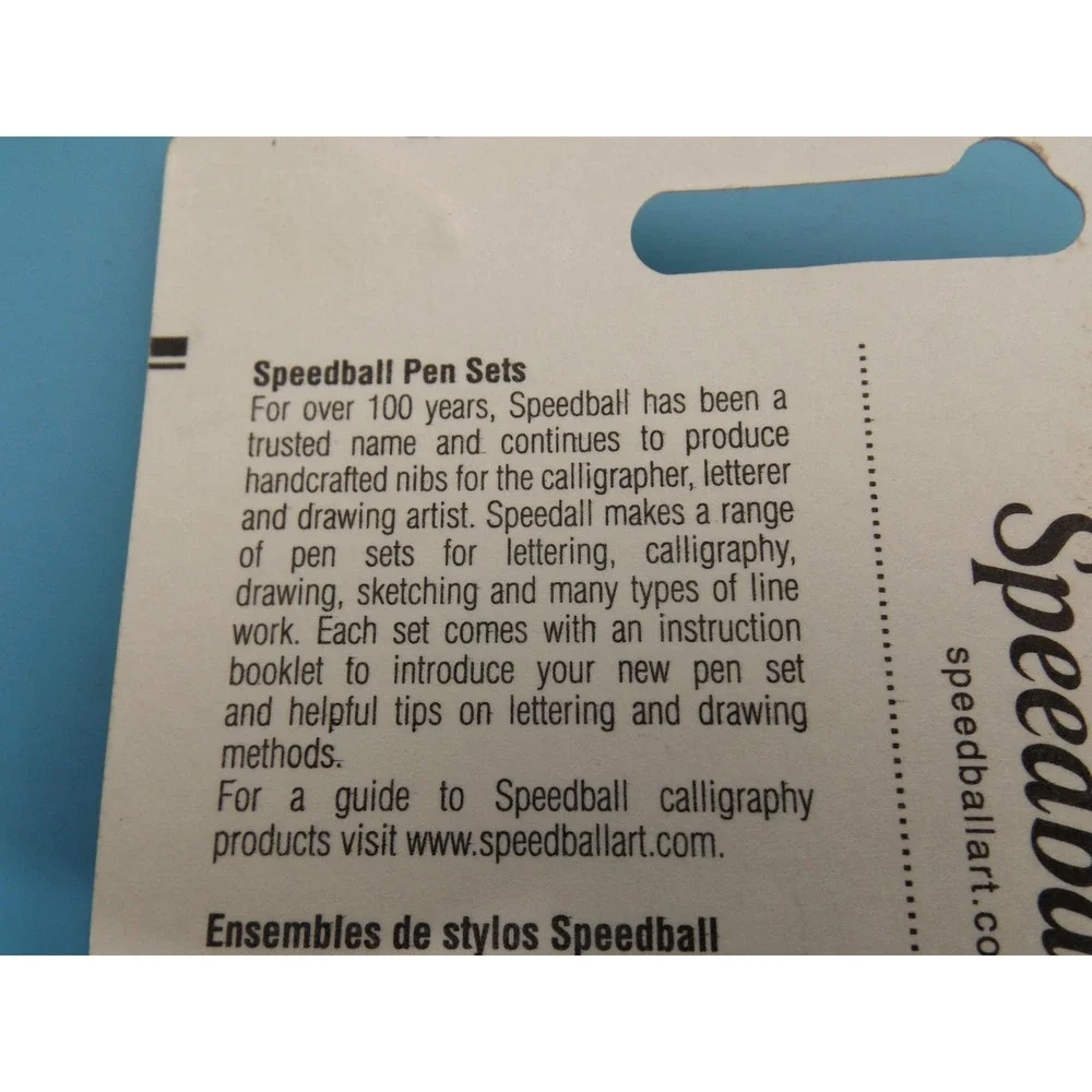 Speedball Calligraphy Lettering Pen Set - Holder & 6 nibs